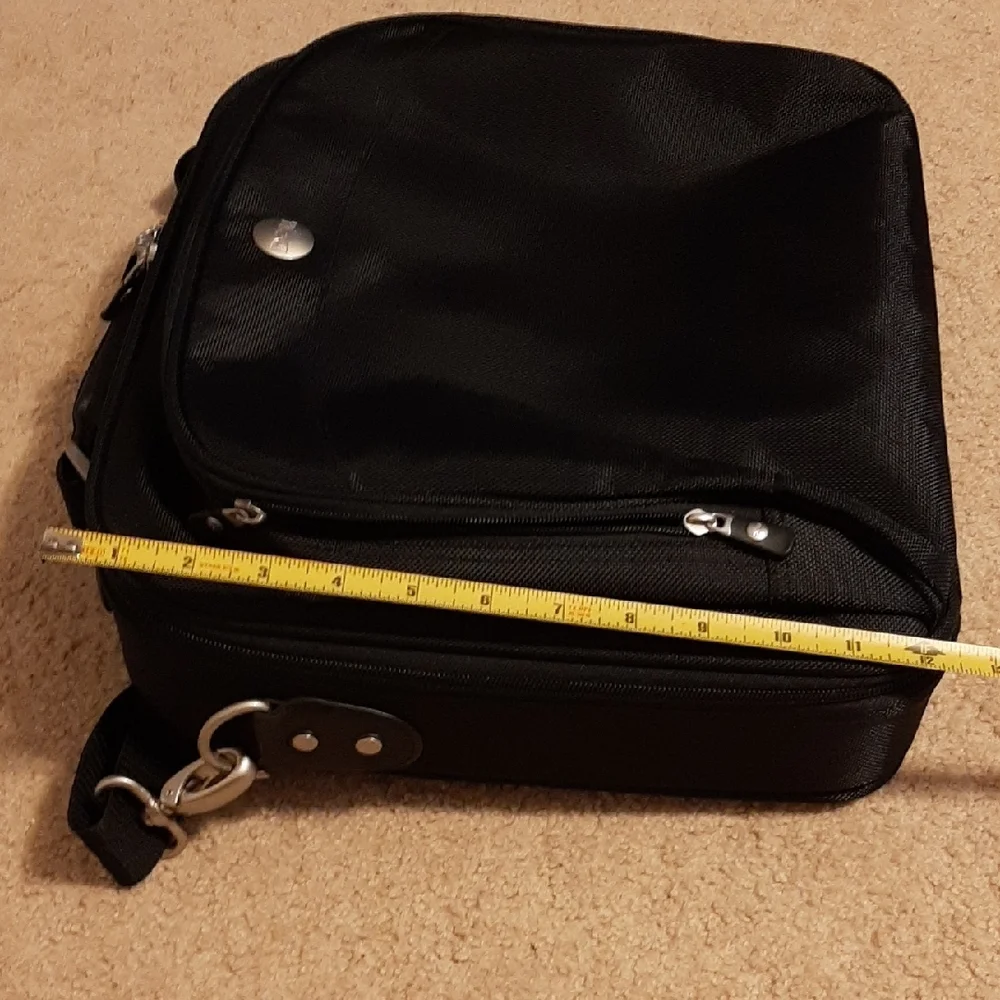 Black Men's Shoulder Bag